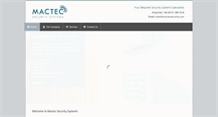 Desktop Screenshot of mactecsecurity.com