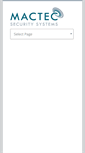 Mobile Screenshot of mactecsecurity.com