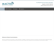 Tablet Screenshot of mactecsecurity.com